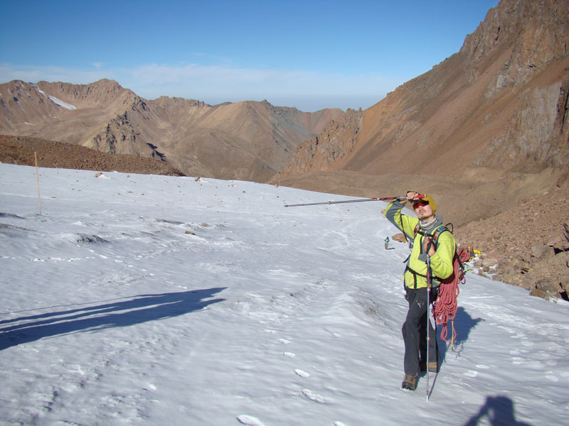подъем по леднику
