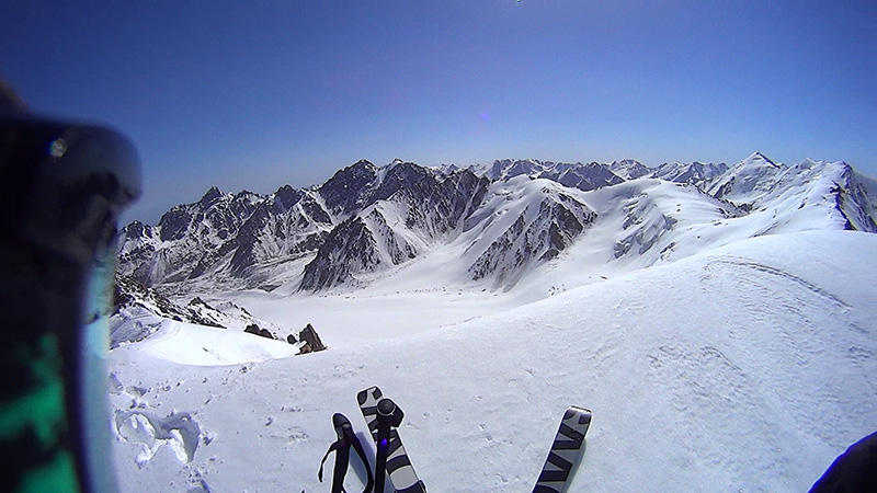 вид с вершины Локомотив